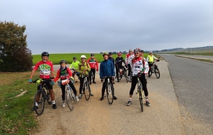 Sortie du club vélo Griffon du 6 novembre 2024.