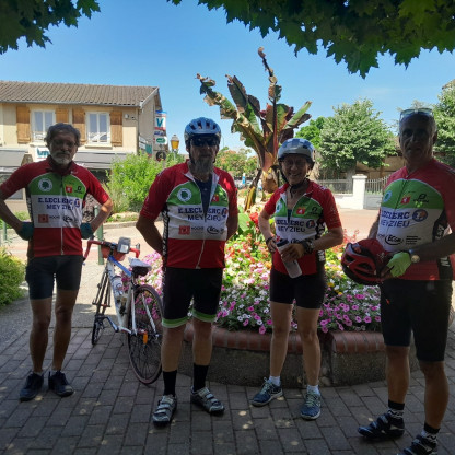 Sortie du club vélo Griffon Meyzieu du 17 juin
