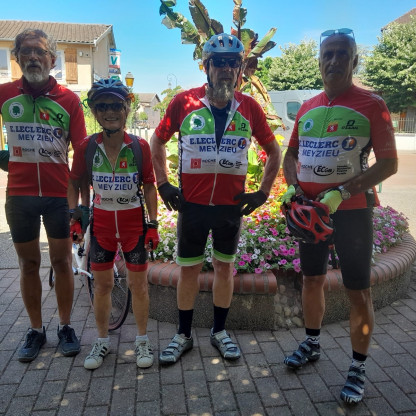 Sortie du club vélo Griffon Meyzieu du 17 juin
