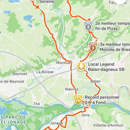 Sortie du club vélo Griffon Meyzieu du 8 juillet