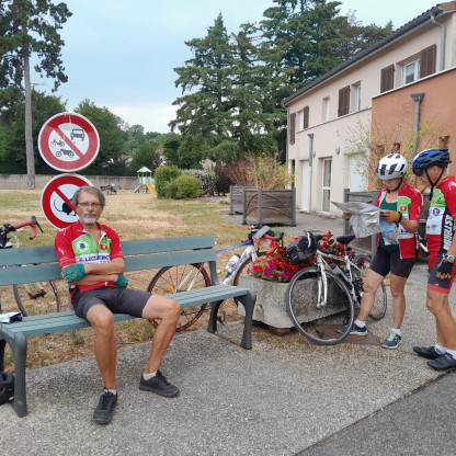 Sortie du club vélo Griffon Meyzieu du 15 juillet