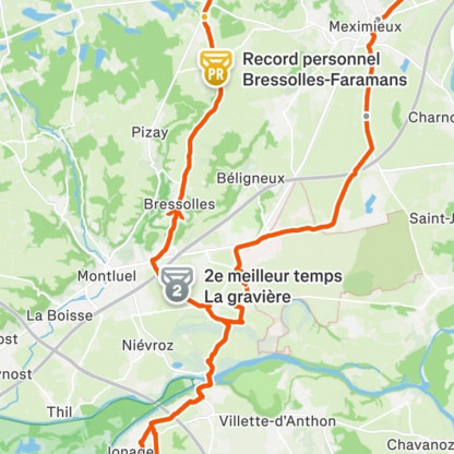 Sortie du club vélo Griffon Meyzieu du 15 juillet
